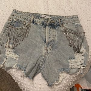 ADIKA jean shorts brand new with tags